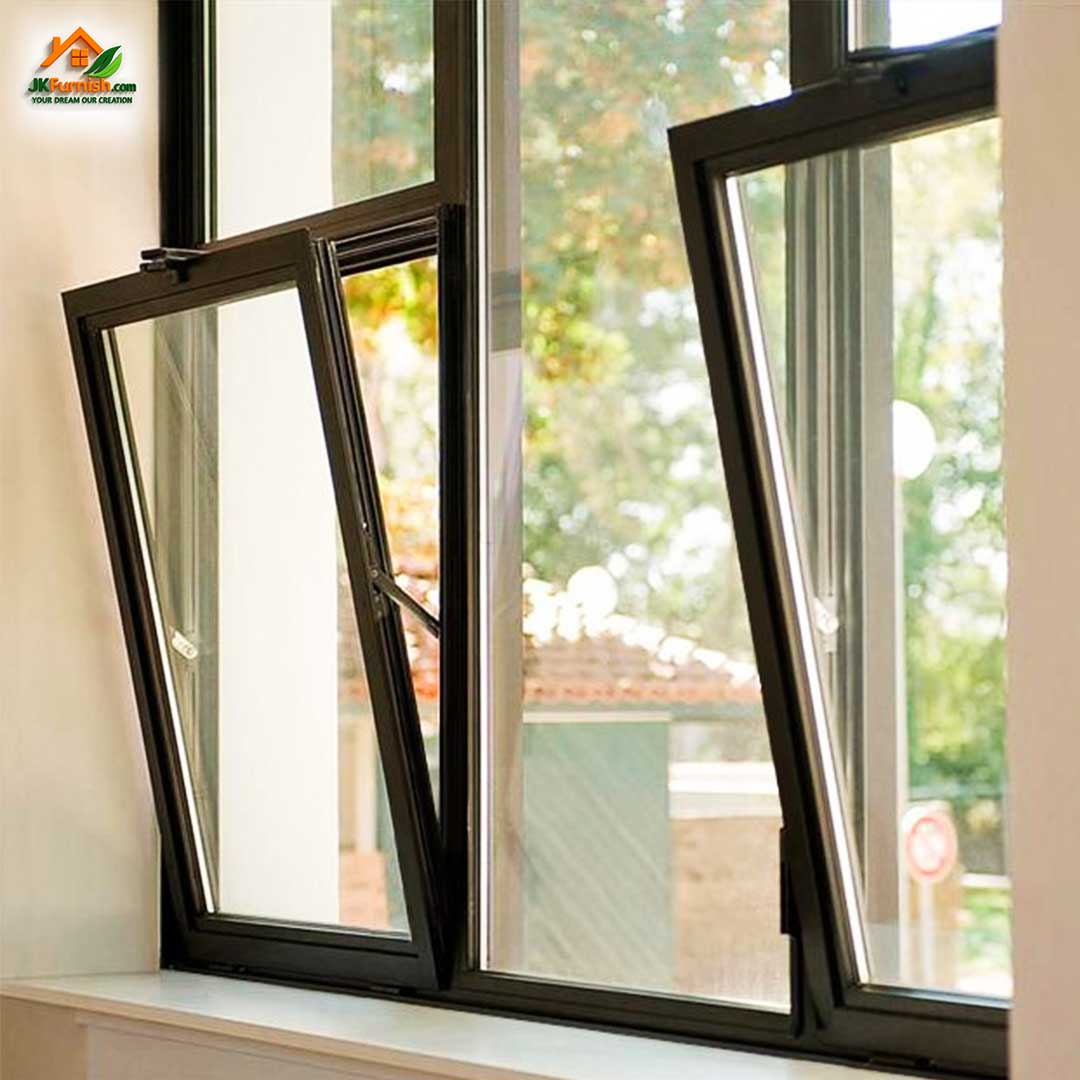 UPVC 4 Panel Window