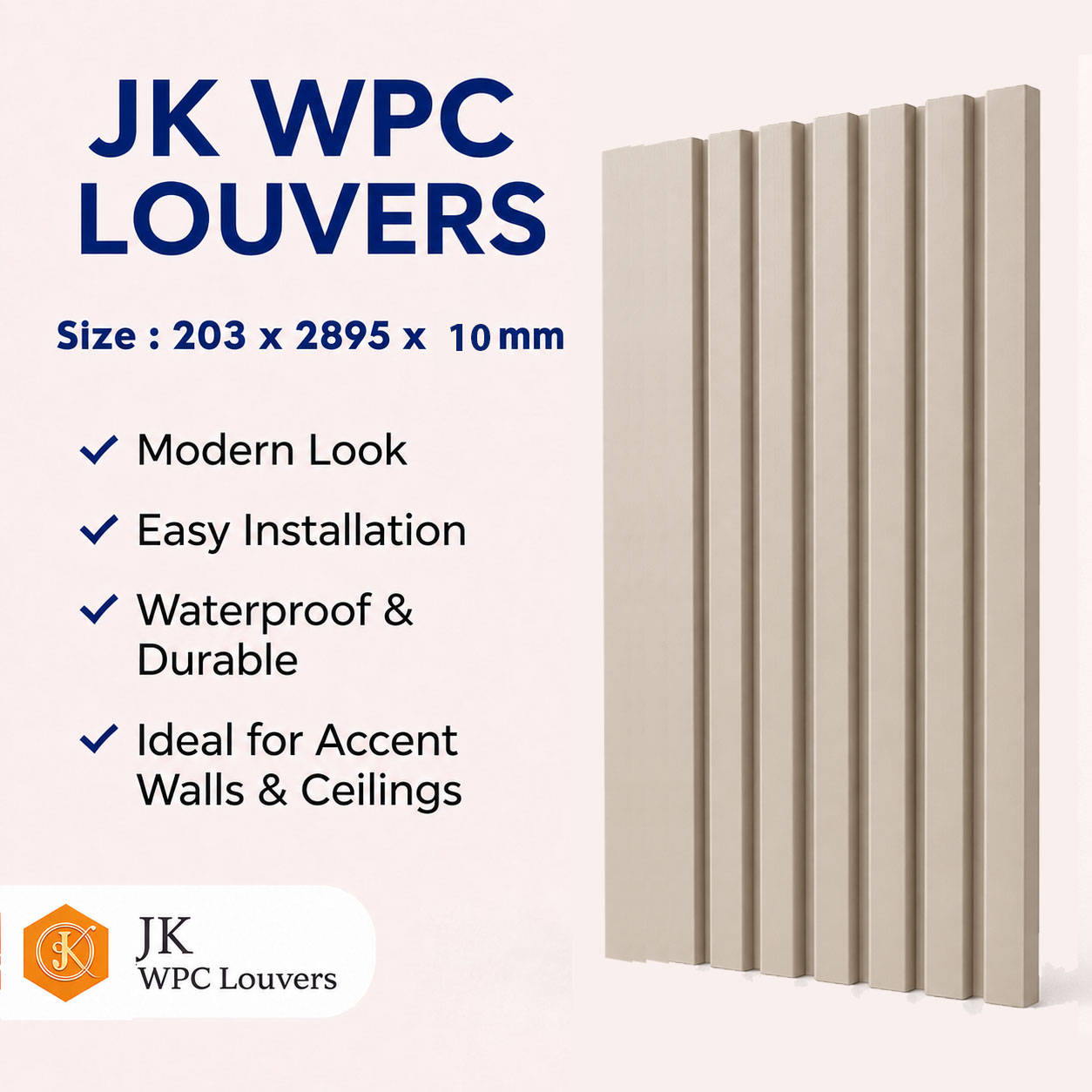 10 MM WPC LOUVERS