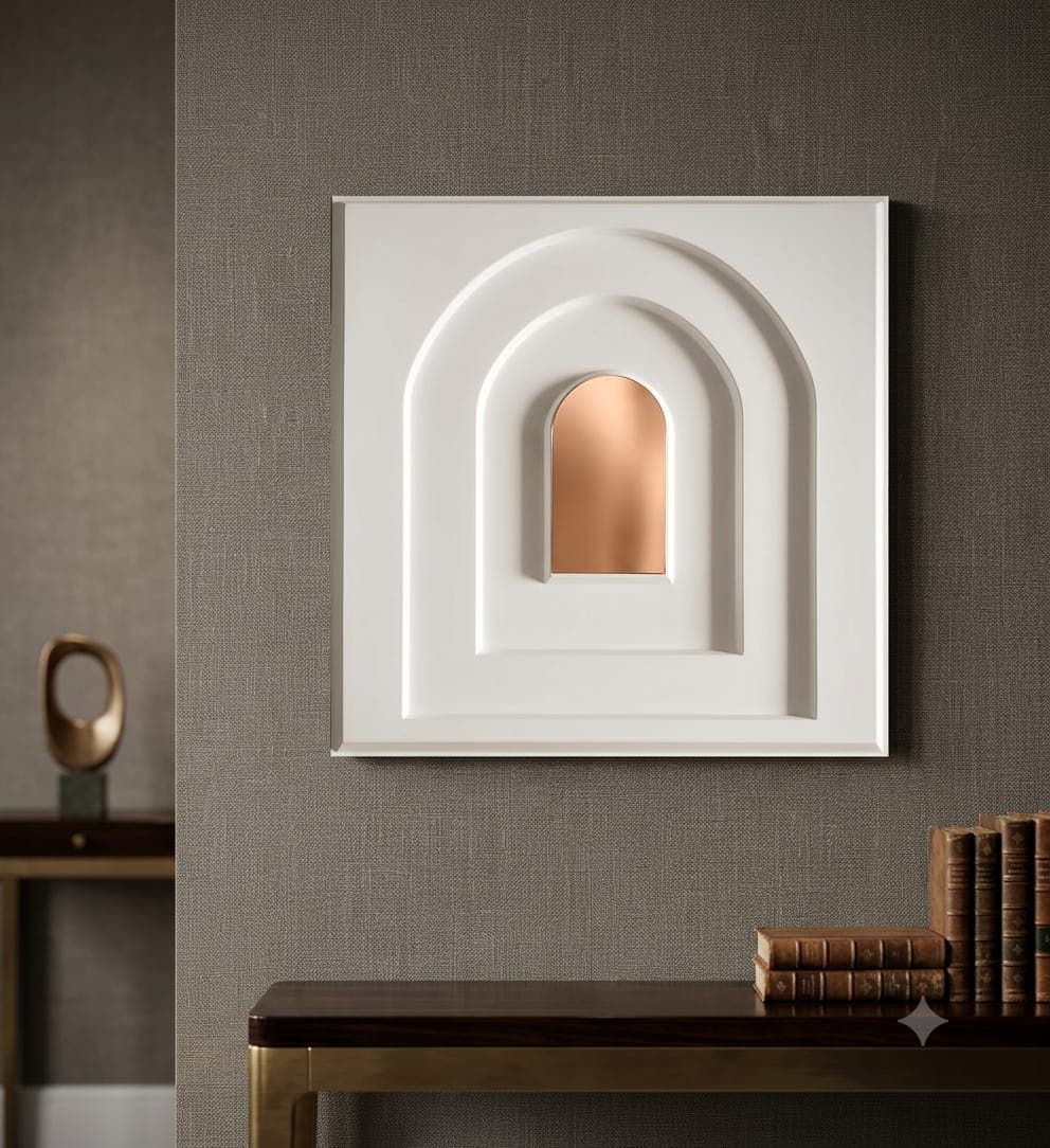 White 3D PVC PANEL